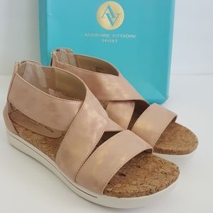 adrienne vittadini cheers wedge sandal